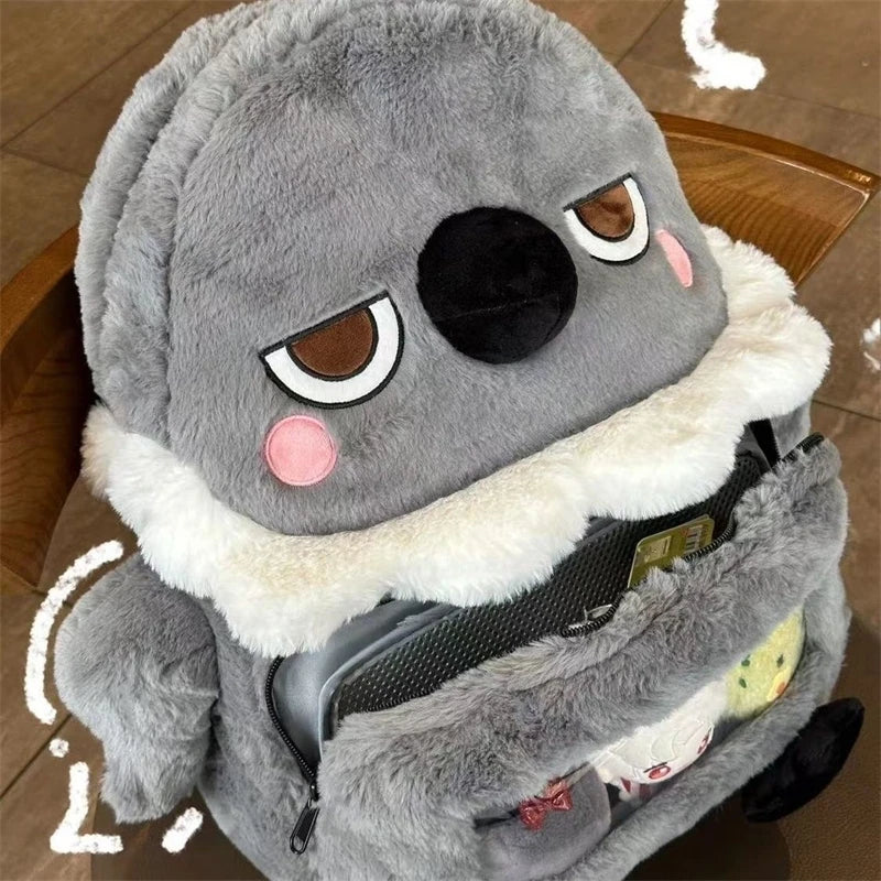 Game Love And Deepspace Sylus Cute Crow Plush Backpack School Bag Student Knapsack Anime Cosplay Handbag Messenger Bag