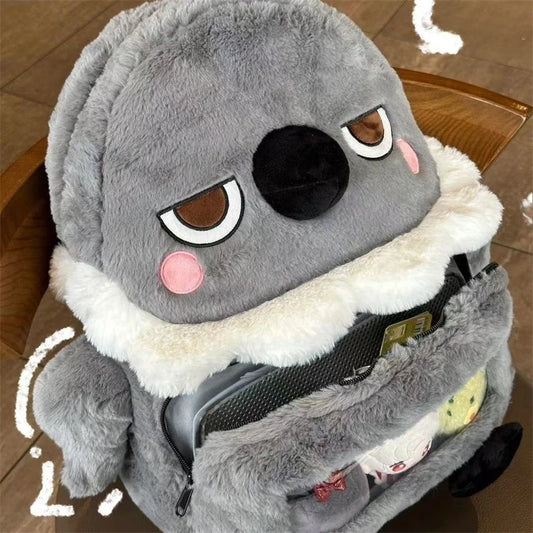 Game Love And Deepspace Sylus Cute Crow Plush Backpack School Bag Student Knapsack Anime Cosplay Handbag Messenger Bag