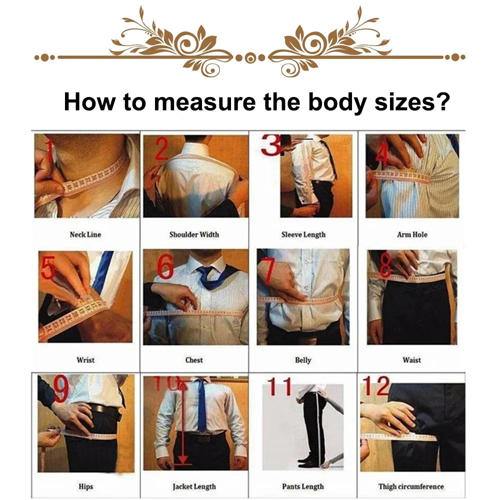 Custom Boys' 3-Piece Tuxedo Set Long Jacket Black Vest Pants Slim Fit Suit for Wedding Birthday Party Children Performances