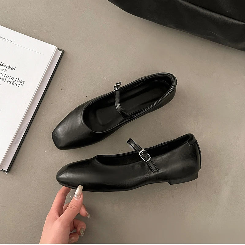 Leopard Print Women Loafers Flats Fashion Shallow Shoes 2026 Spring Ladies Elegant Soft Sole Mary Jane Shoes