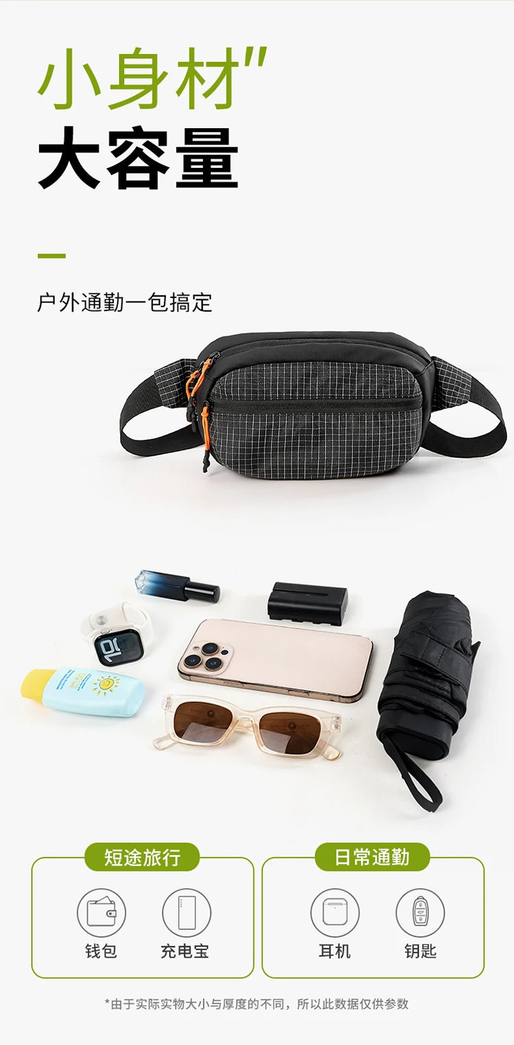 2025 New Pattern Lightweight Waterproof Nylon Fabric Small Square Bag for Women - Single Shoulder Crossbody Compact Bag for Mobi