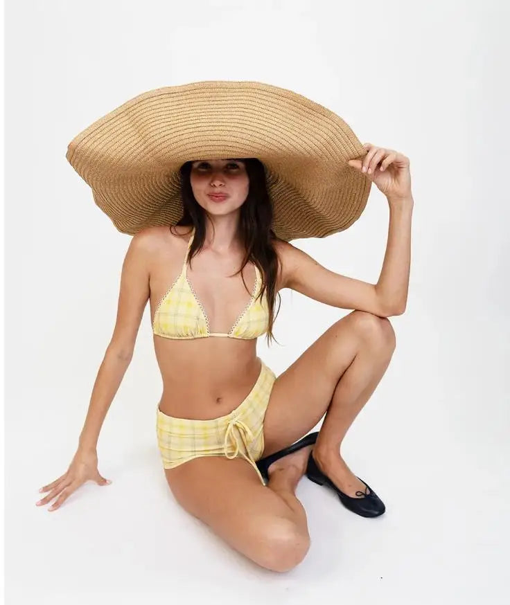 Women 2Pcs Swimsuits Summer Pattern Bikini Set Female Swimwear Fashion Beachwear Ladies Bathing Suit Brazilian Triangle Biquini