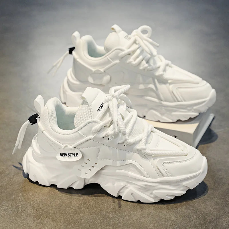 2025 New Men's Luxury Platform Sneakers Fashion Men Running Shoes Increased Breathability Man Shoes Lace Up Zapatillas De Hombre