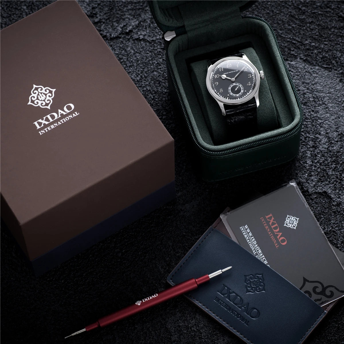 New IX&DAO IPOSE Men's Formal Quartz Watches Sapphire Stainless Steel 5Bar Retro Luxury Men's Watches relogios masculino