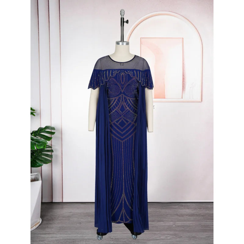 Women Traditional Africa Clothing Muslim Kaftan Maxi Long Dress 2025 Dashiki Ankara Outfits Gown Abayas Robe