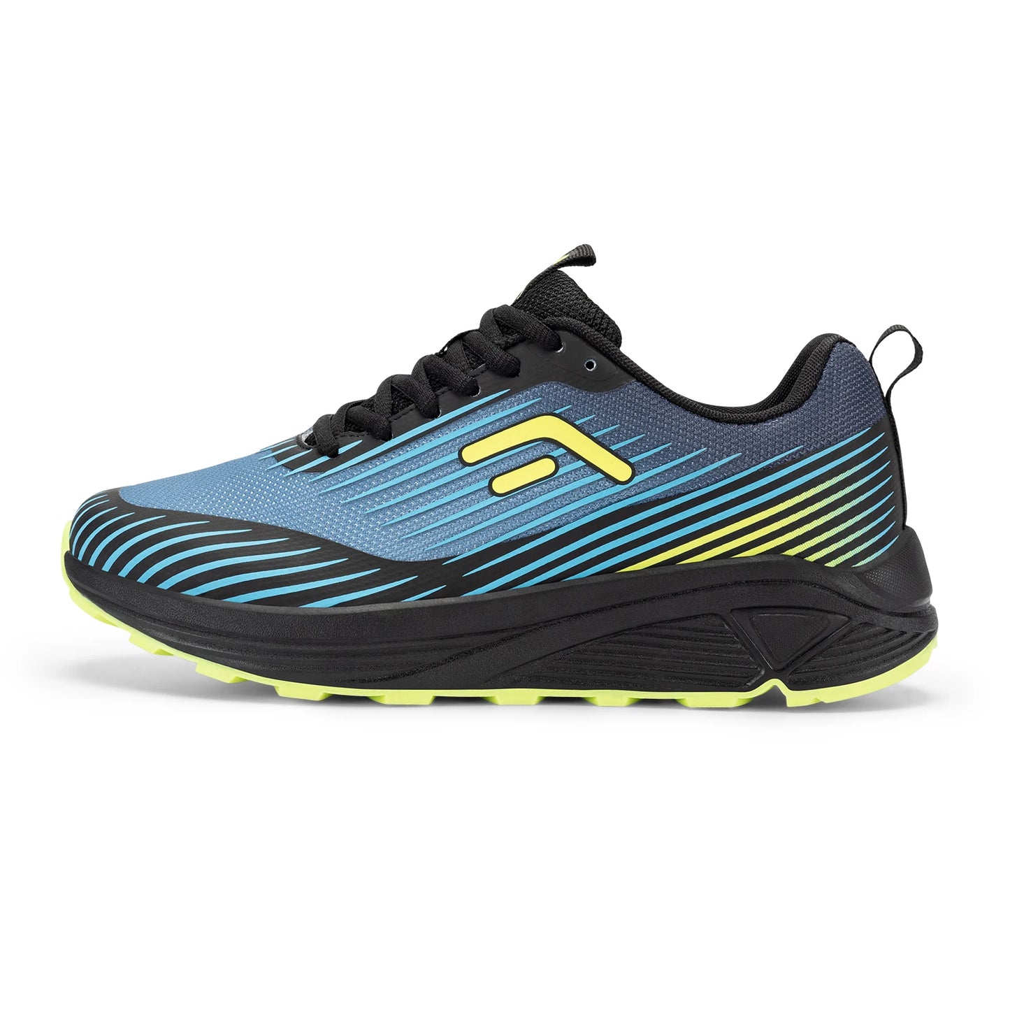 FitVille Men's Trail Running Shoes Outdoor Sneakers Wide Anti-slip Cushioning Lightweight for Swollen Feet with Arch Support
