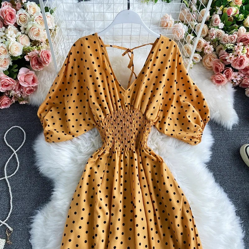 V Neck Sexy Dolman Sleeves Waist Slim Floral Print Jumpsuit Women Wide Leg Trousers Jumpsuit