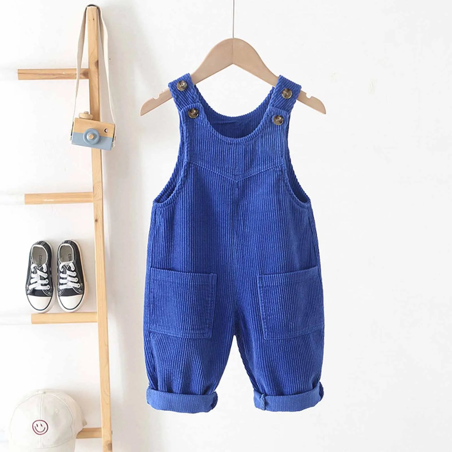 Kids Fashion Casual Rompers Corduroy Suspender Pants Sleeveless Overalls Daily School Home Birthday Party Photography Costume