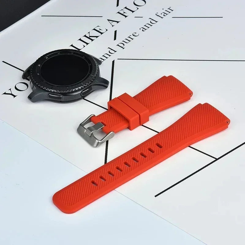 22mm Silicone Strap For New C20 Pro Smart Watch Wristband Bracelet Band For Zeblaze Btalk 3 Plus/Ares 3 Pro/Vibe 7 7 Pro 7 Lite