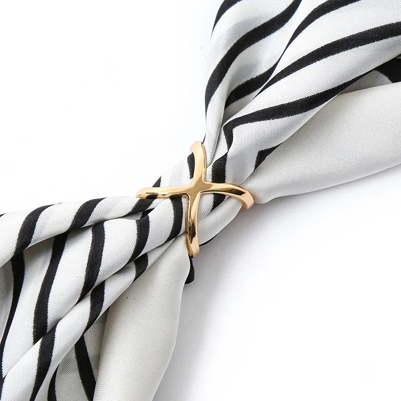 3pcs X-Shaped Scarf Clips Buckles for Women, Scarf Holder Pins for Shawls Silk Clothes (Golden/Silvery)