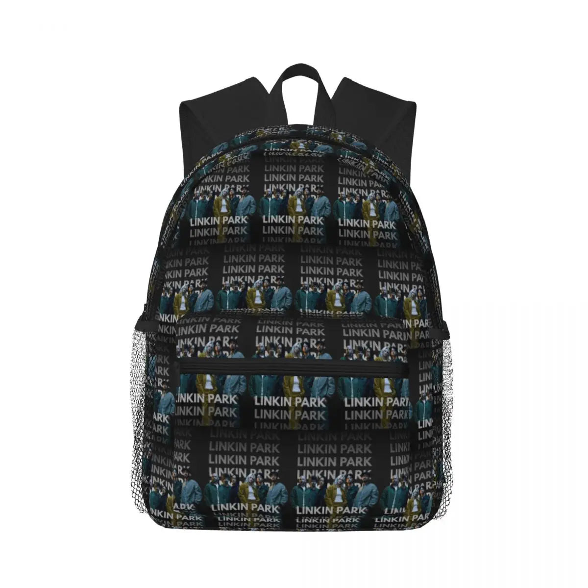 L-Linkin-S P-Park-S Band Student Backpack School Bag Hiking Travel Daypack for Boys Girls Fashion Bookbag Shoulder Bags
