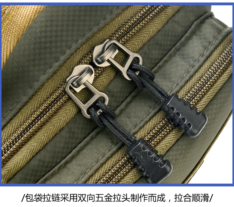 Large Capacity Men's Waist Packs Crossbody Bag High Quality Light Oxford Chest Pack Fashion Casual Men's Handbag Shoulder Bag