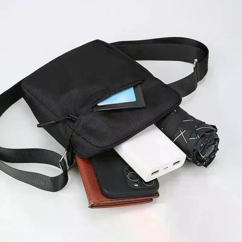 Men's And Women's Single-Shoulder Bags Crossbody Bags Solid-Colored Single-Shoulder Small Bags Lightweight Mobile Phone Bags