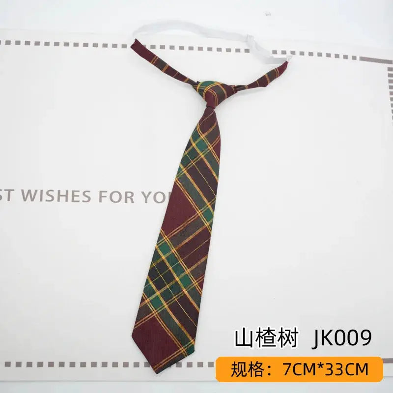 Trendy JK Ties Bowtie Women College Student Collar Neckwear Daily Shirt Accessories Cotton Plaid Bowknot Lolita Girls Lazy-tie