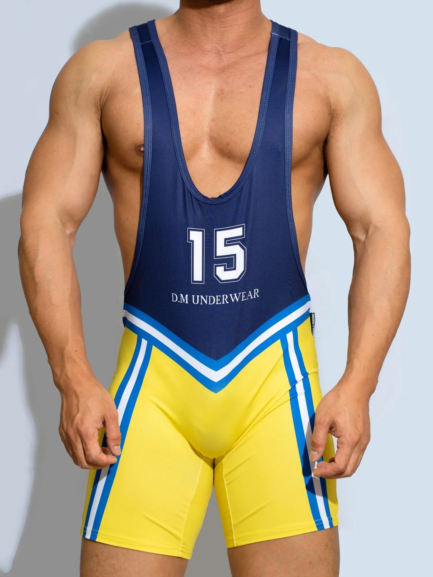 Underwear Sport Wrestling Corset Bodysuit Men Shape Wear Elasticity Man Party Suit