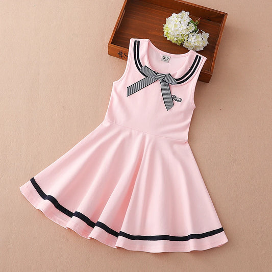 Kids Dresses for Girls Clothes Cotton Summer Dresses for 5 6 7 8 9 10 11 12 Years Casual Sleeveless Children's Clothing