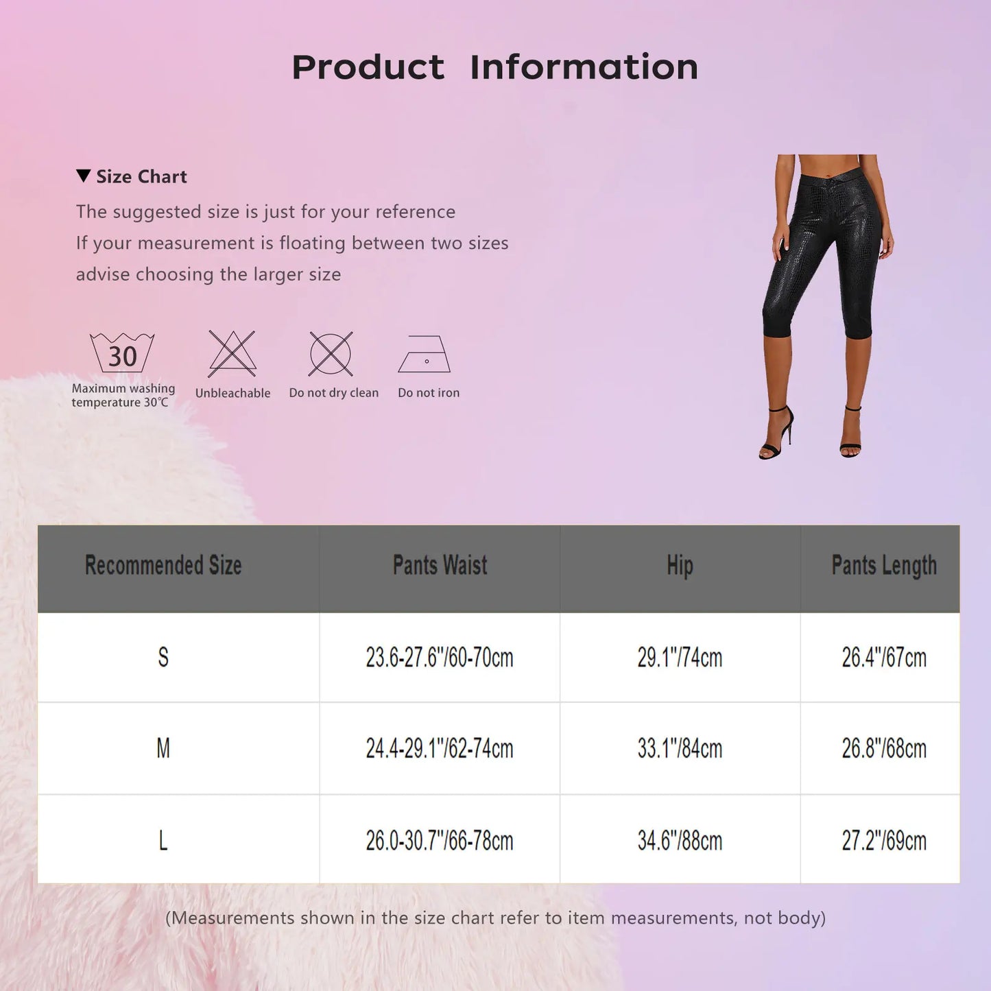 Womens Tights Skinny Pants Metallic Shiny Snake-skin Pattern Capri Pants V-shape Elastic Waistband Rave Party Nightclub Costume