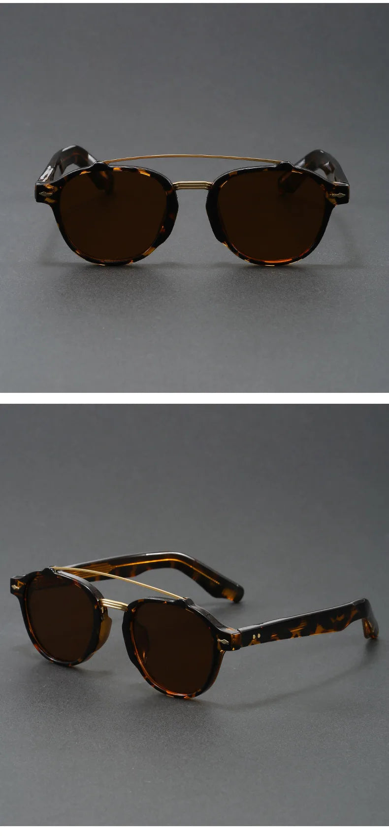 High-end Quality Sunglasses Men Women Korean Style Retro Sun Glasses for Women Thick TR90 Frame Luxury Brand Design Fake Glasses BAZAARHUBO