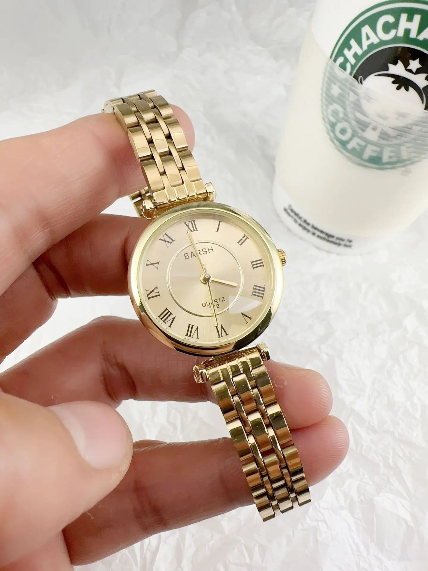 UTHAI New Women's Watch Steel Strap Exquisite Ladies' Watches Simple Thin Compact Fashion Wrist Watch Clock