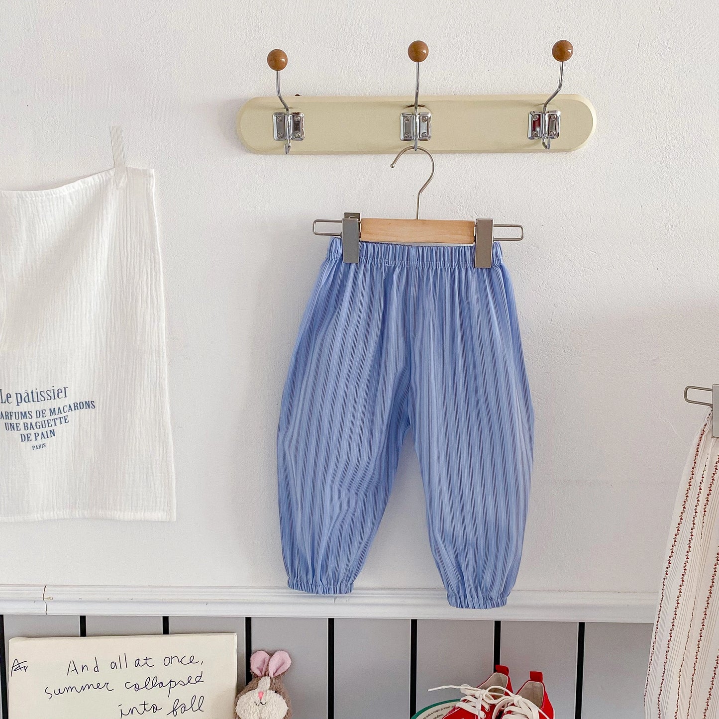 Children's Casual Trousers Boutique Fashion Girls Boys Print Bloomers Summer Clothing Thin Loose Kids Anti-mosquito Pants 1-6y