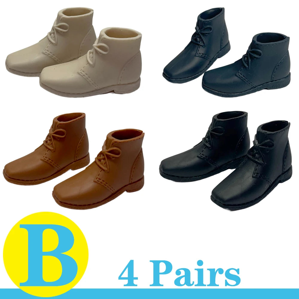 NK MIx 1/6 Doll Shoes Clothes 12 Inch Man Dolls Accessories 30CM Princess Doll Boots Fashion Leather Sneaker Slipper Gfit Toy JJ