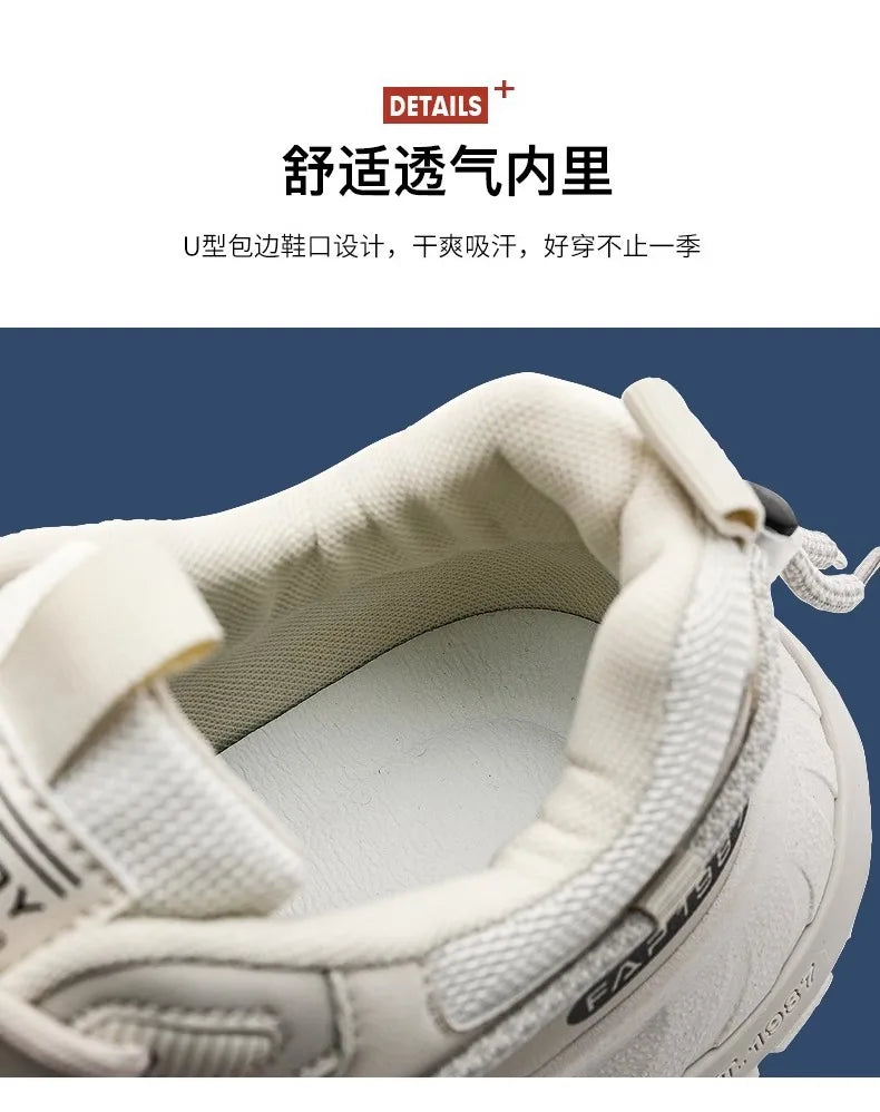 New Summer Mens Sports Running Shoes Casual Versatility Breathable Heightened Sneakers Comfortable Lace-up Shoes Tenis Masculino