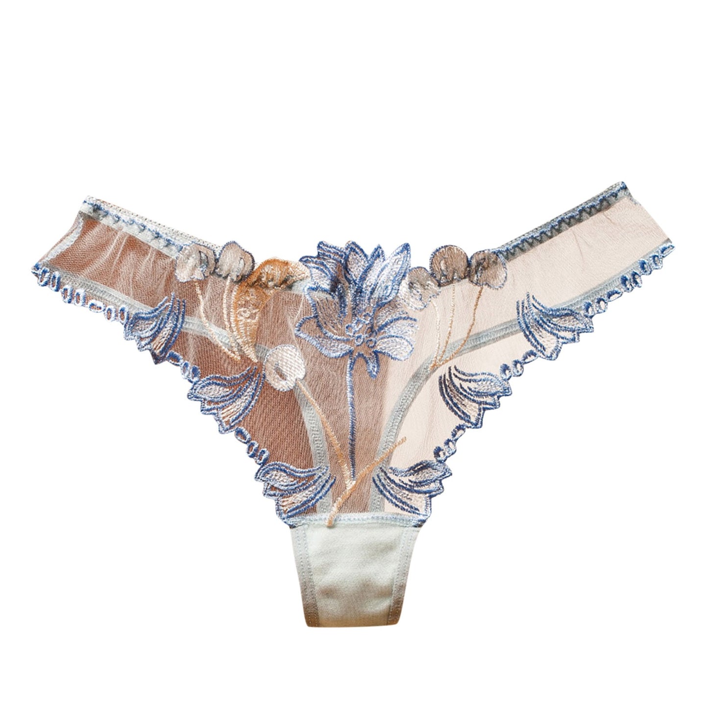 Sexy Lingerie Underwear Women Thong Womens Mesh Full Embroidery Sexy Panties Womens Bikini String Panties Womens Plus Size
