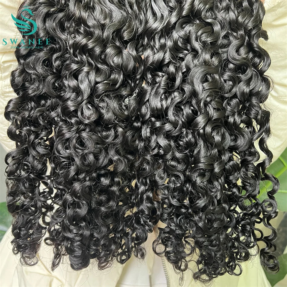 15A Burmese Curl  Vietnamese 100% Raw Virgin Human Hair Extensions #1B Natural Black for Human Hair Weave Bundles Curly Bundles