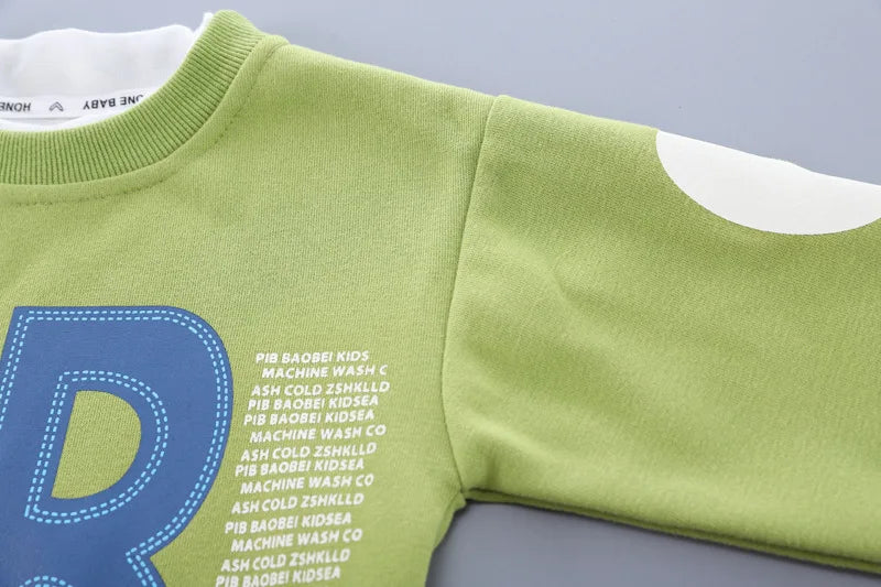 1-5T Boys' Fashion Set children's autumn clothes casual Girls'pullover Top and Pant Outfit for kids clothing two-piece sets