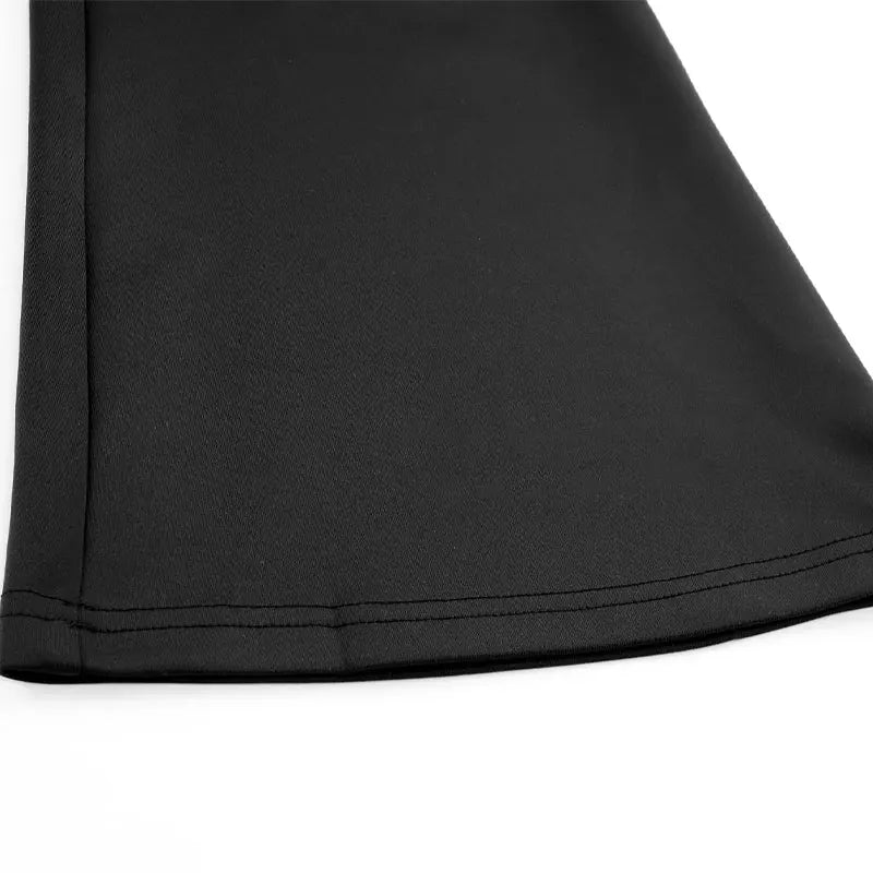 Autumn New Women's Trousers Black Sexy Slim Hip-lifting Bell Bottoms Streetwear Fashion Female Versatile Pants Knitted Clothing
