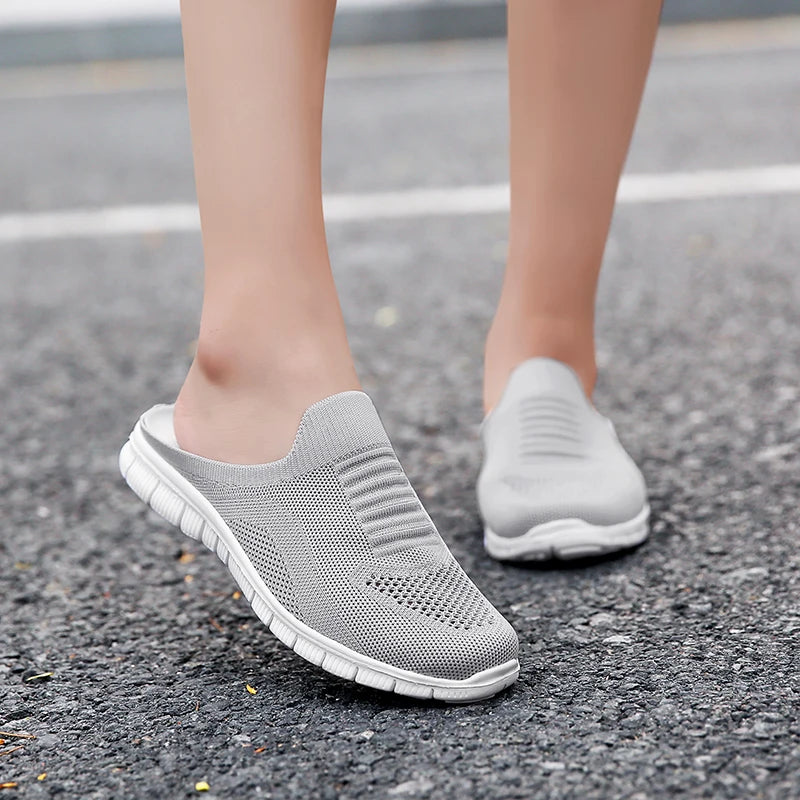 Women Vulcanized Shoes High Quality Shoes for Women 2025 Comfortable Casual Women Slippers Plus Size 42 Walking Flat