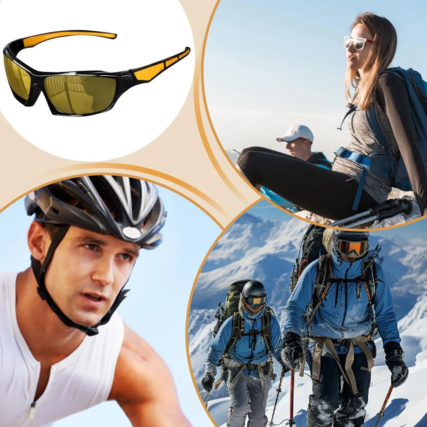 Fashion Sports Sunglasses Polarized UV Protection Personalizeds Glasses Frame Men's And Women's Eyewear Outdoor Cycling Sunglass