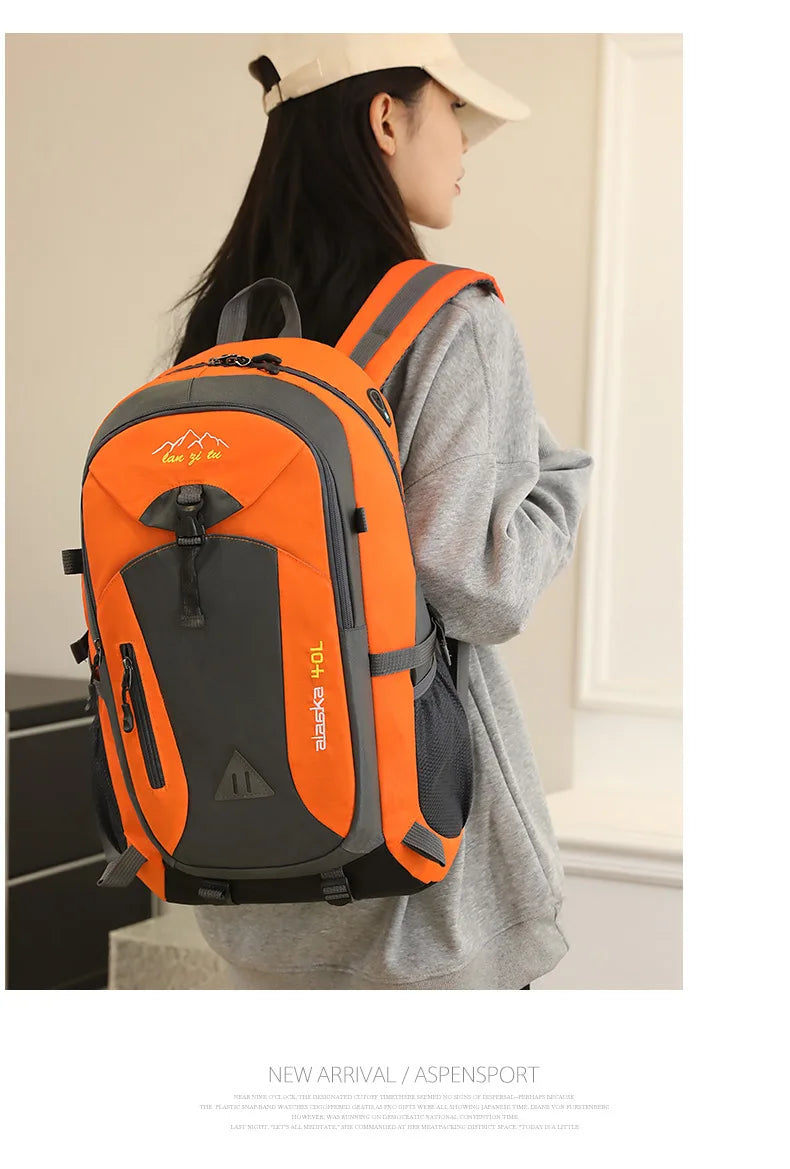 Mountaineering Bag Backpack Men And Women Fashion Computer Backpack Outdoor Travel Bag Junior High Double Shoulder Bags Gifts