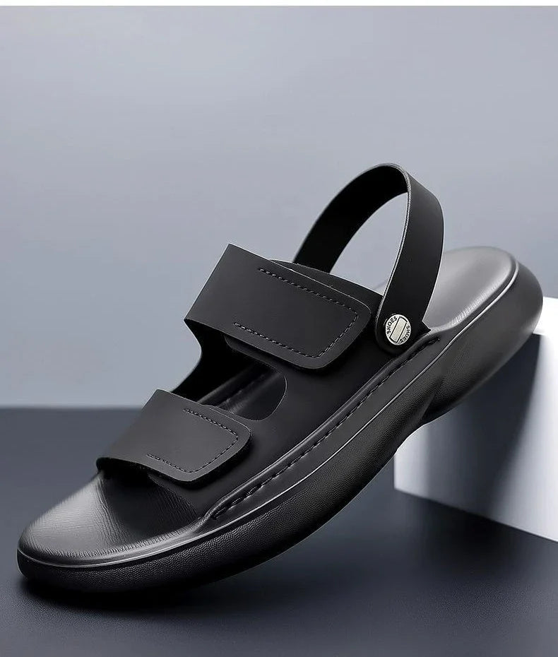 2026 New Men Sandals Casual Breathable Soft Sole Non-Slip Outdoor Fashion Beach Shoes Travel Slippers