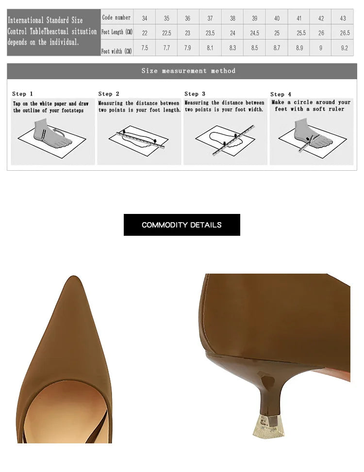 BIGTREE Shoes Women 4.5 Cm Heels Pointed Toe Woman Pumps Fashion Kitten Heels Large Size 34-43 Sexy Mid Heeled Female Shoes 2026