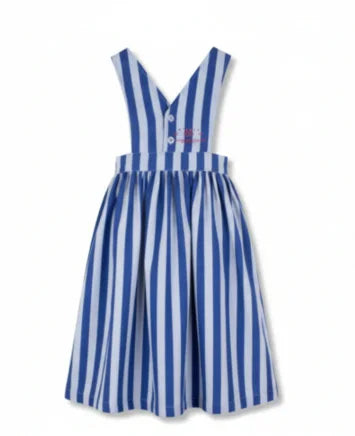 kids dress SS26 new SUMMER girls cute print Denim dresses