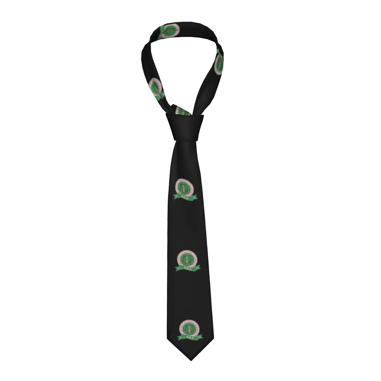 Fashion AKA The First Historically African Sorority  Neck Tie for Wedding Customized Men  Neckties