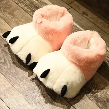 Unisex Men's Cartoon Animal Furry Bedroom Boot Shoes Warm Novelty Outdoor Slipper with Grippers New Adults Fun Alligator Slipper
