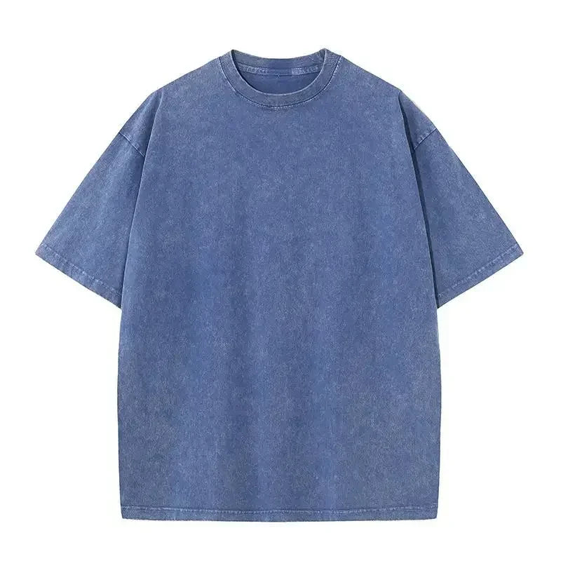 230GSM 100% Combed Cotton T Shirt for Women Men Washed T-Shirt Oversized Tshirt Casual Top Tee Shirt Luxury Male Clothing
