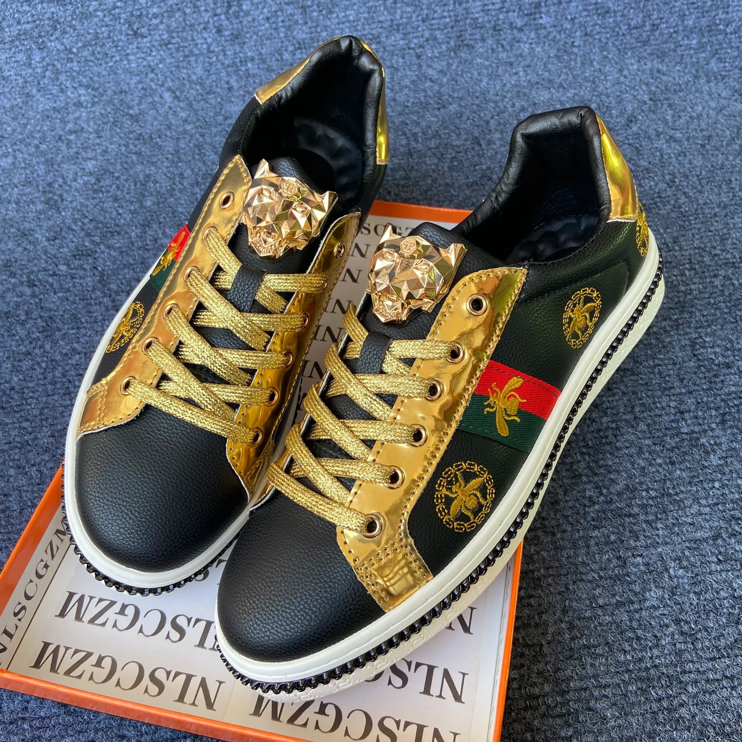 original shoes brand premium shoes for man high quality casual shoes for man casual sneakers for man trainers luxury black white
