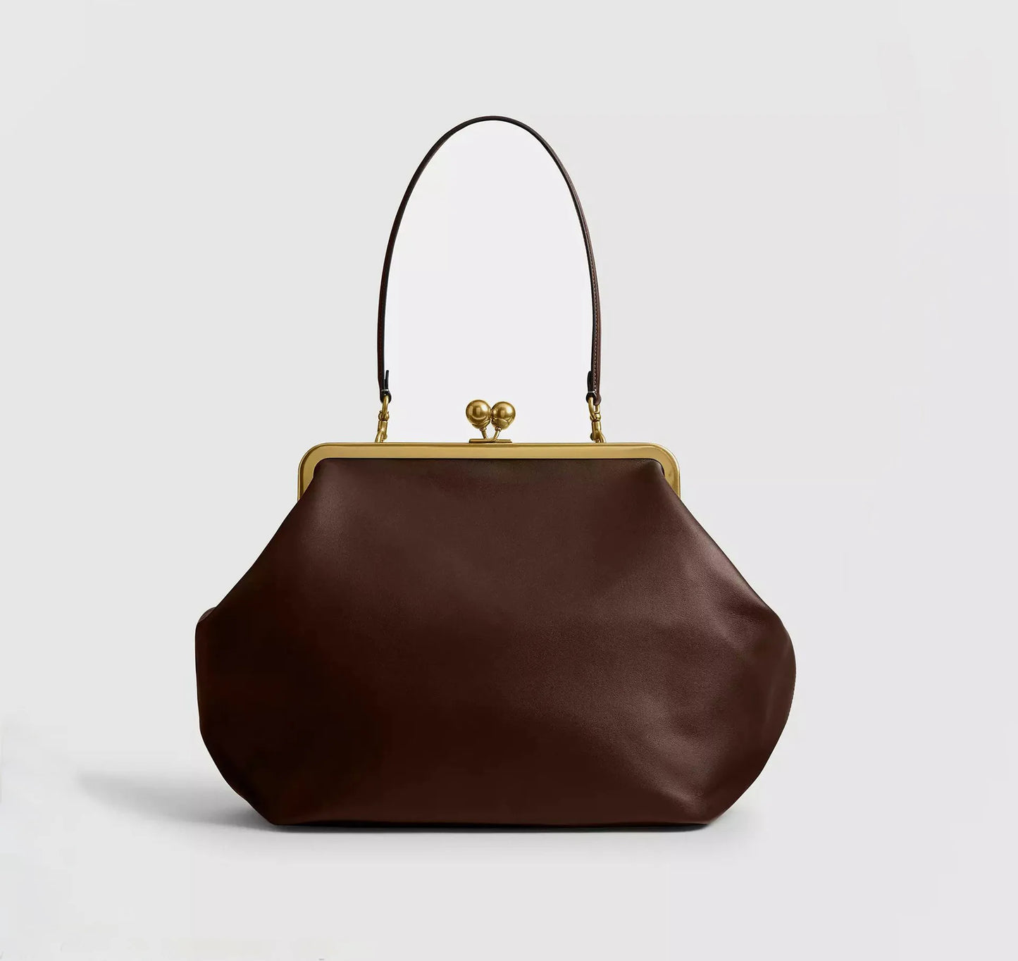Classic Large Capacity Kisslock Frame Clip Bags For Women Luxury Designer Handbag And Purses 2026 Fashion Ladies Evening Bag