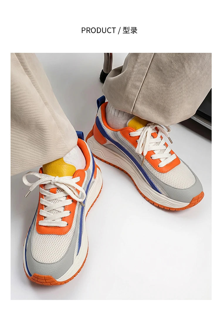 Brand Protection 2026 New Men's Lightweight Non-slip Breathable Wear-resistant Running Sports Fashion Versatile Casual Shoes