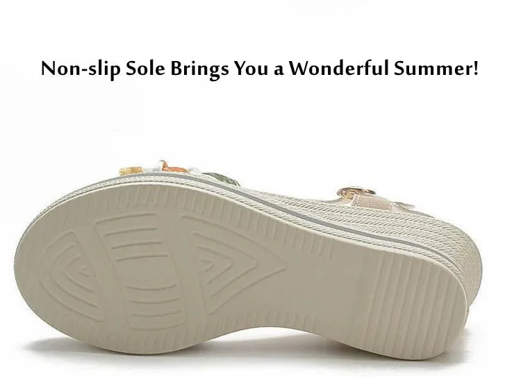 Open Toe Wedge Sandals for Women Summer Shoes босоножки женские Female Leisure Pumps Ankle Strap High Heels Ladies Slingbacks