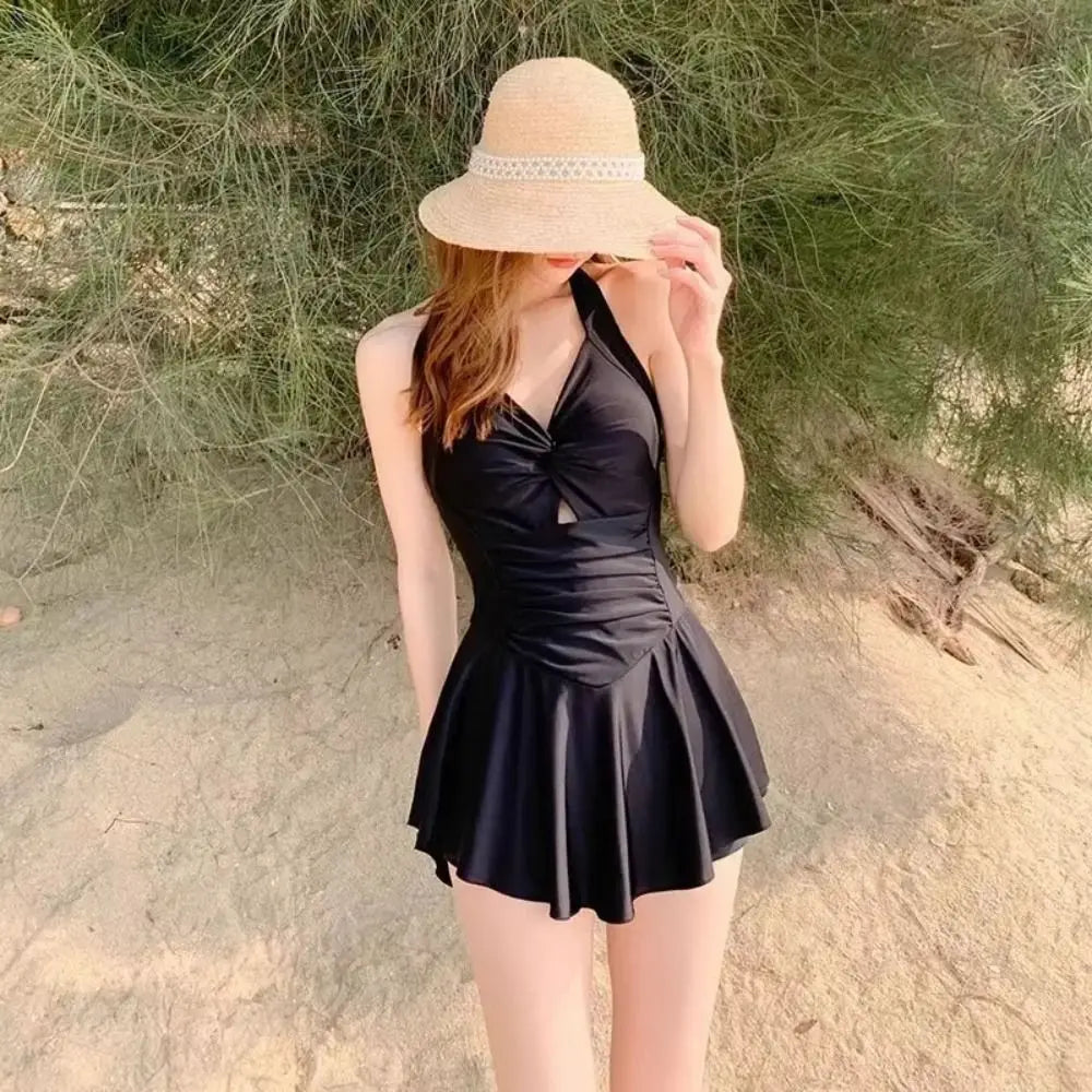 High Waist Women Beach Wear Swim Skirt Waterproof Sun Protection Beach Swimwear Pretty Swim Suit Summer Beach Dress Summer