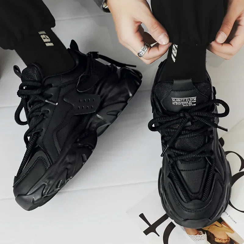 2025 New Men's Luxury Platform Sneakers Fashion Men Running Shoes Increased Breathability Man Shoes Lace Up Zapatillas De Hombre