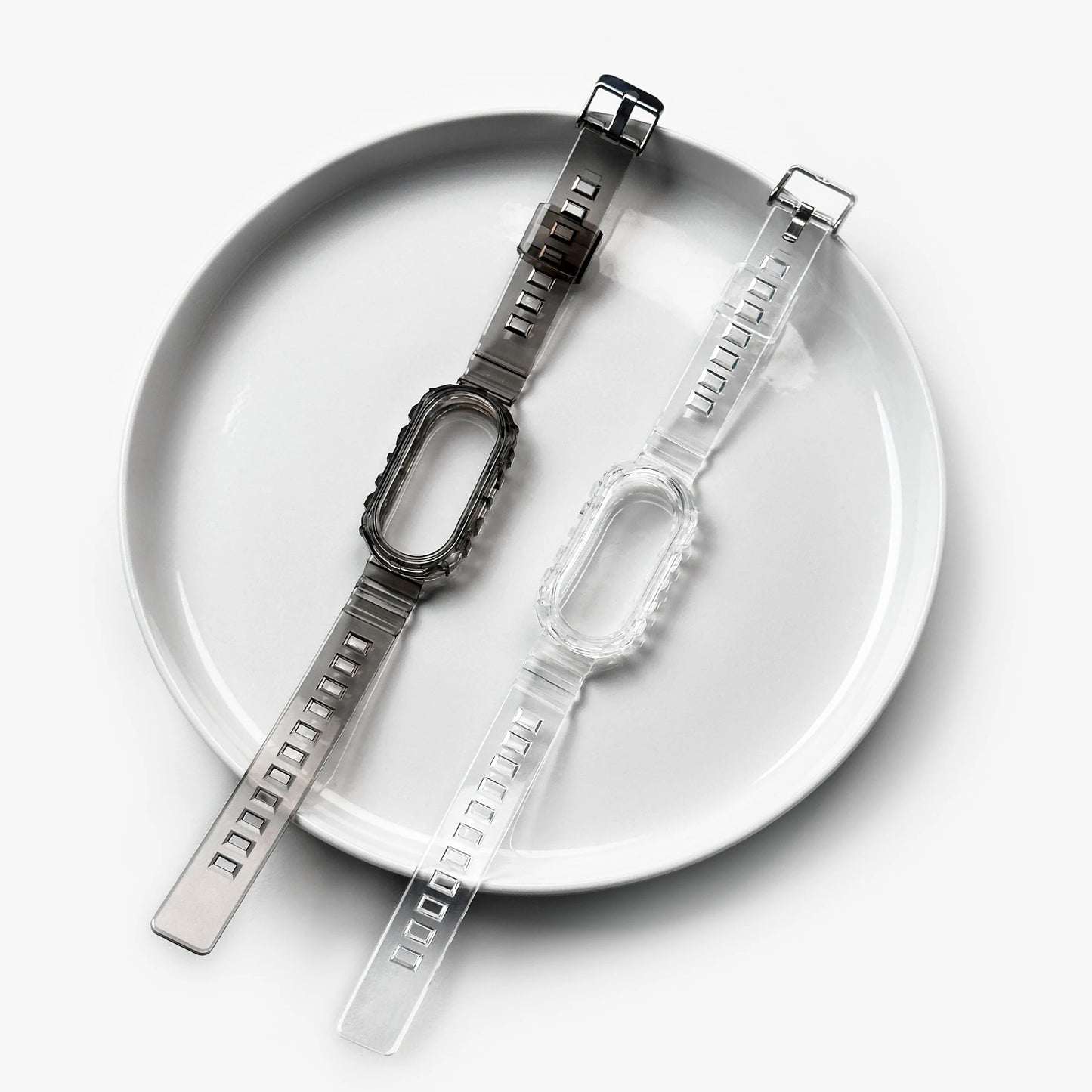 TPU transpatent strap for Mi Band 10/9/8 Clear Soft Sport Wristband Sweatproof Smartwatch Accessories for Xiaomi miband 10 bands