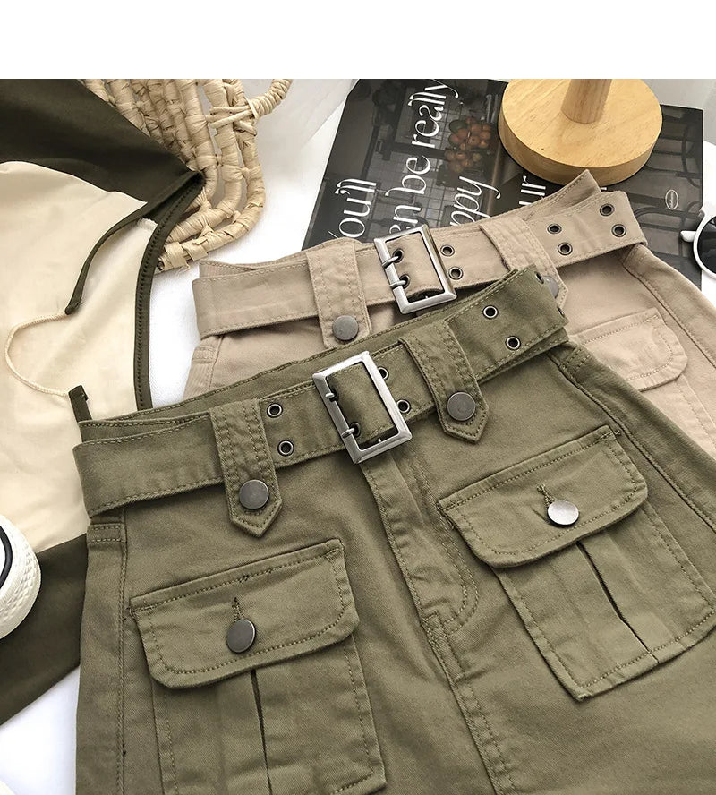 Design Sense Denim Skirt Pants Women's 2026 Summer Korean Version Hip Skirt