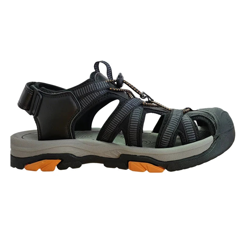 Summer Outdoor Sandals for Men Breathable Hiking Shoes Water Beach Mens Sandals Camping Climbing Aqua Sneaker Fashion Roman Shoe