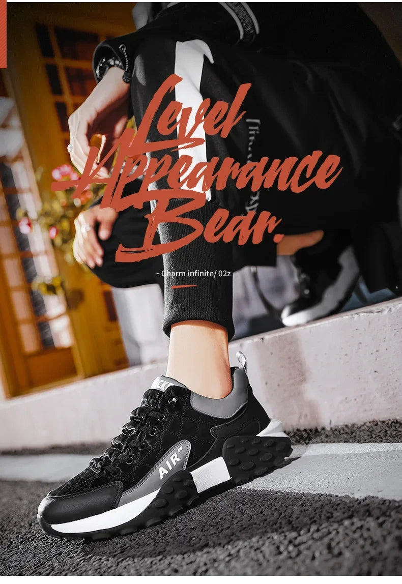 Hot Sale Men's Running Shoes High Quality Sneakers Fashion  Breathable Mens Vulcanized Shoes Outdoor Platform Men Casual Shoes