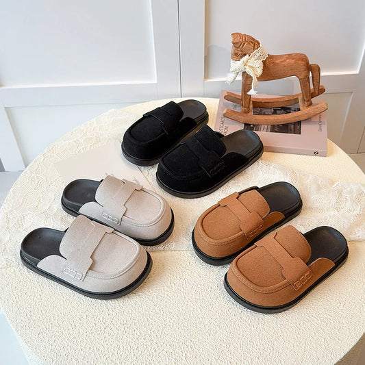Children Casual Shoes for Girls Boys 2026 Autumn New Fashion Korean Style Soft Bottom Anti-slippery Versatile Catwalk Loafer